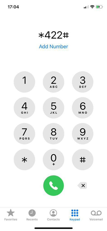 dial *422#