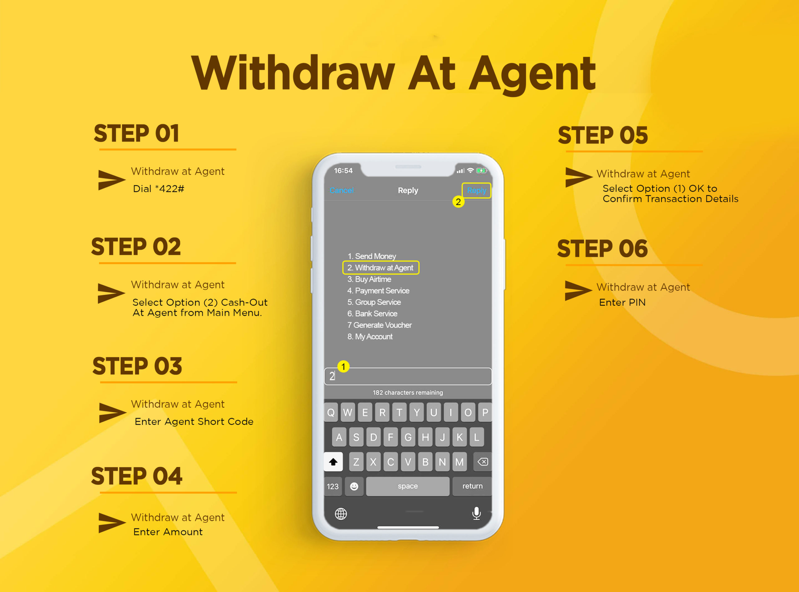 G-Money Withdraw at Agent